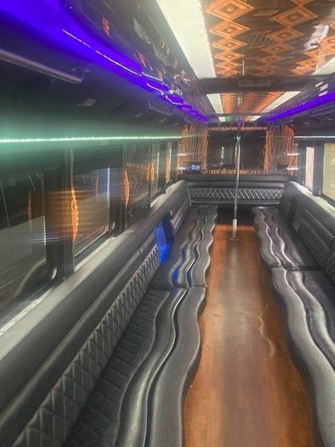 36-Passenger Party Bus interior 7