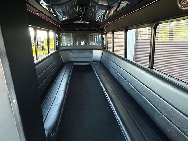 20-passenger party bus interior