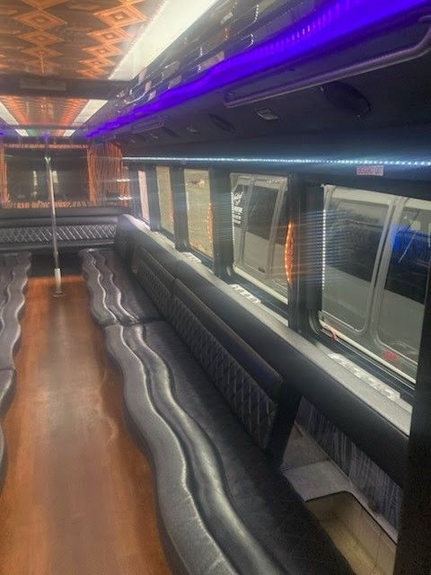 36-Passenger Party Bus interior 6