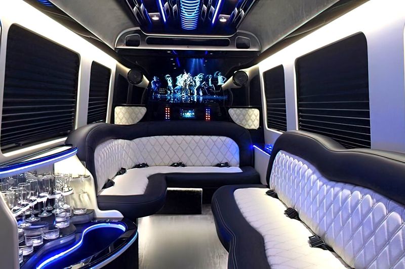 12 PAX Mercedes Sprinter Limousine - Van